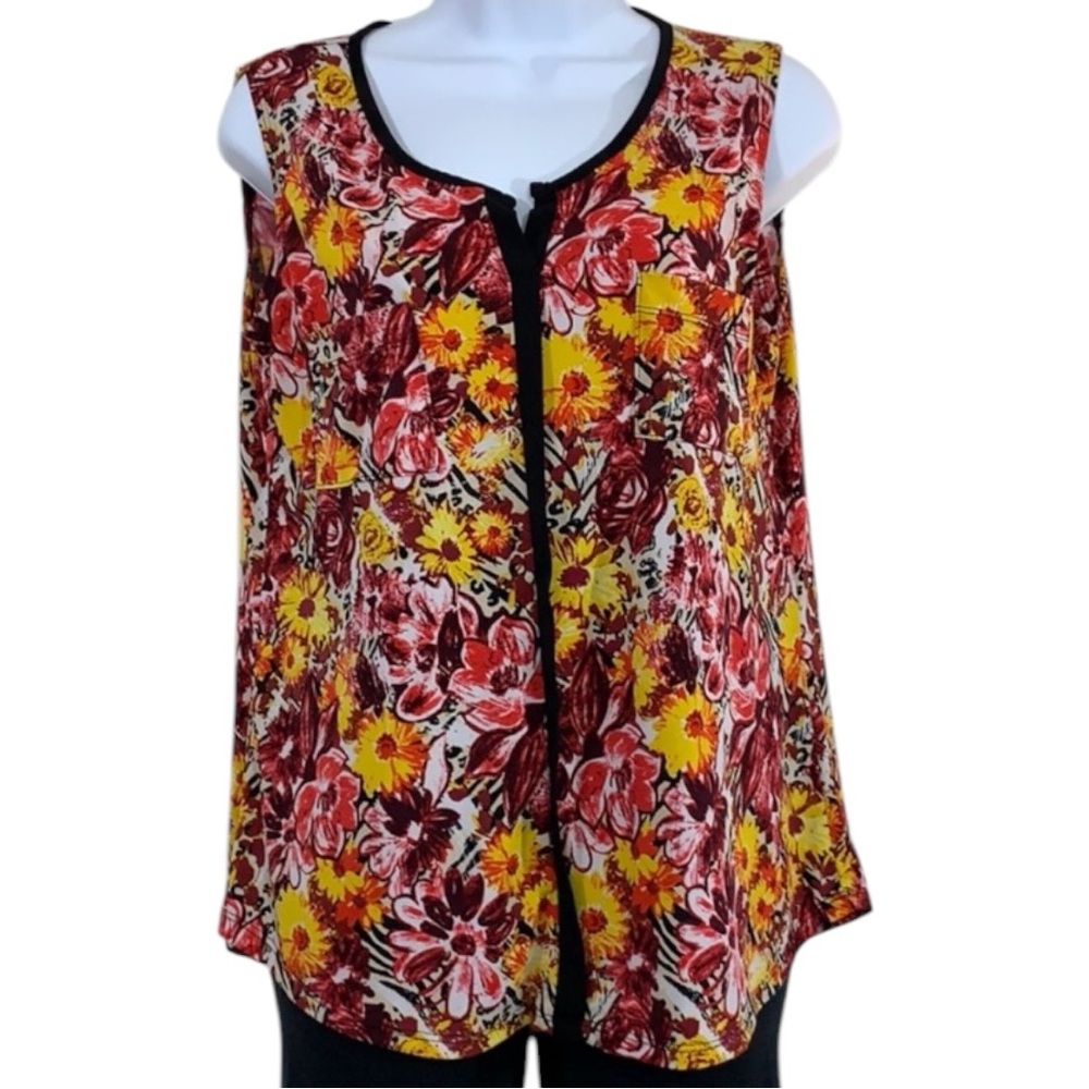 5for20 Diana Belle floral sleeveless blouse